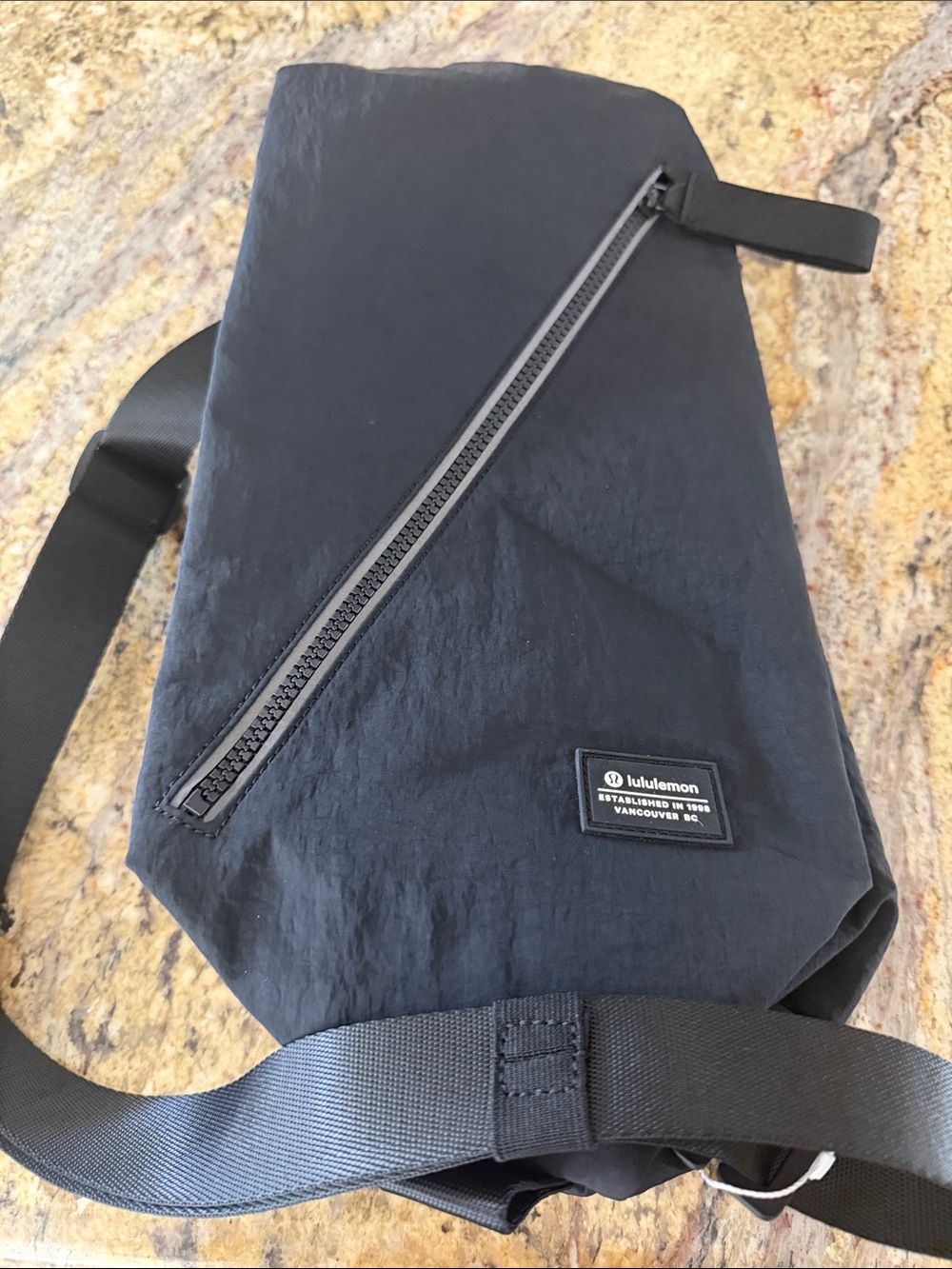 lululemon athletica Black Sling Belt Bag
